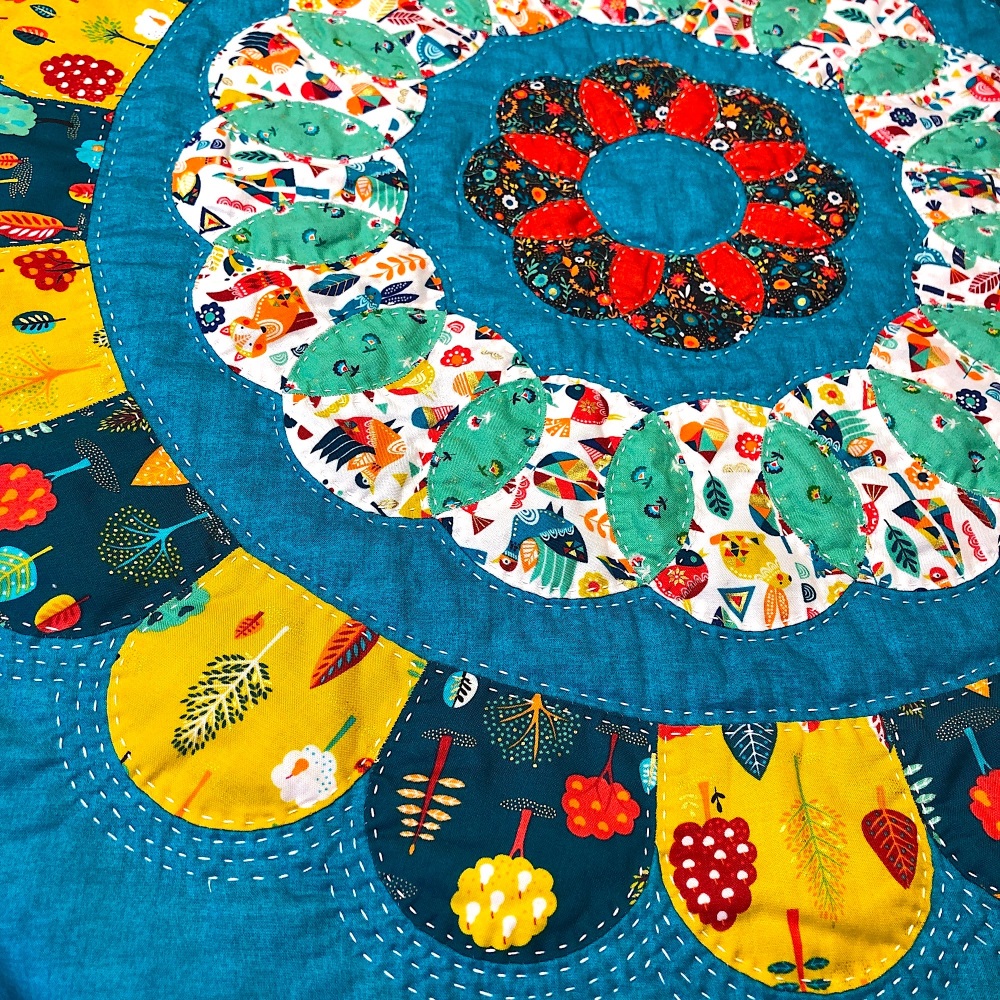 Sun Spell Paper Pieces - 68 Pre-cut Papers for Curved English Paper-piecing