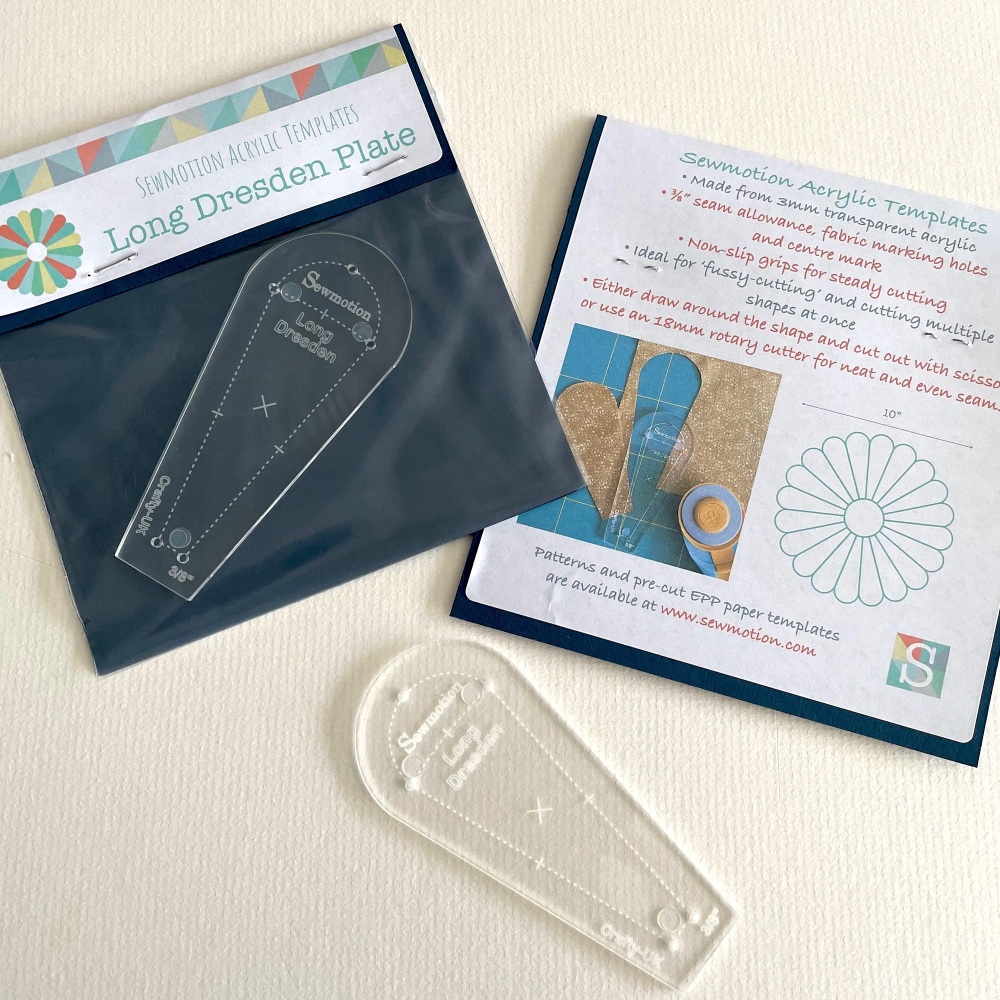 Acrylic Template - Long Dresden Plate