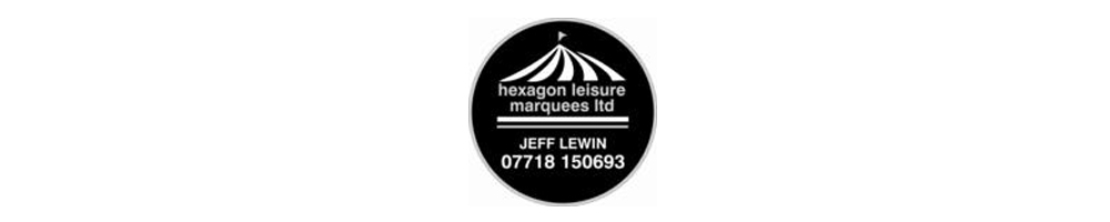 Hexagon Leisure Marquees Ltd, site logo.