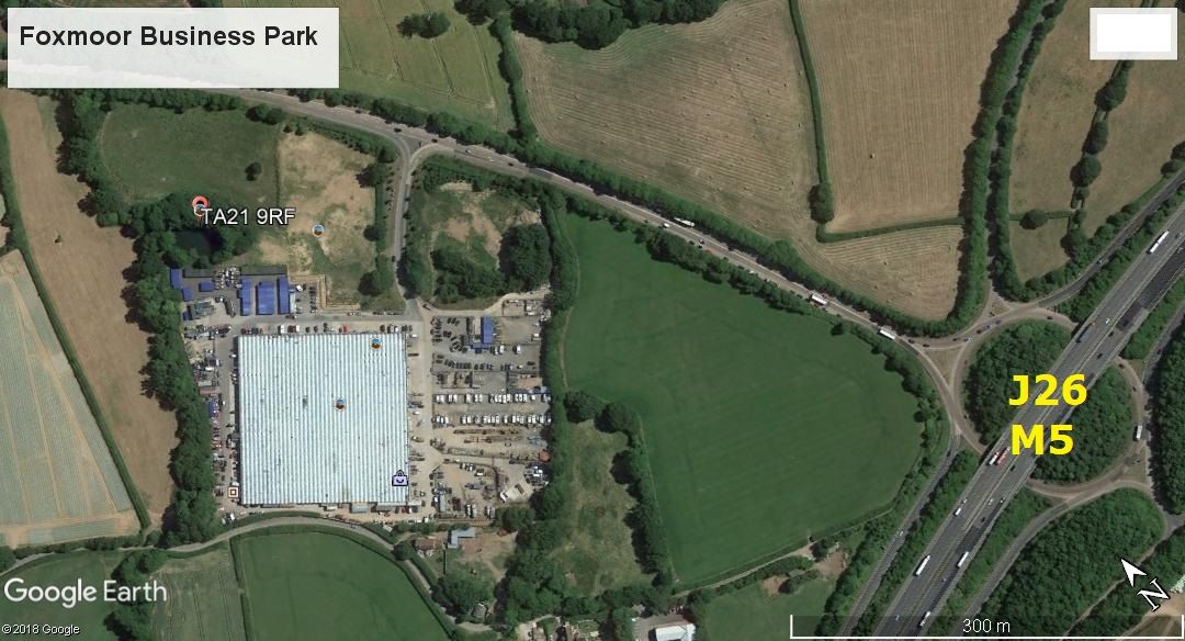 Foxmoor Business Park - aerial view