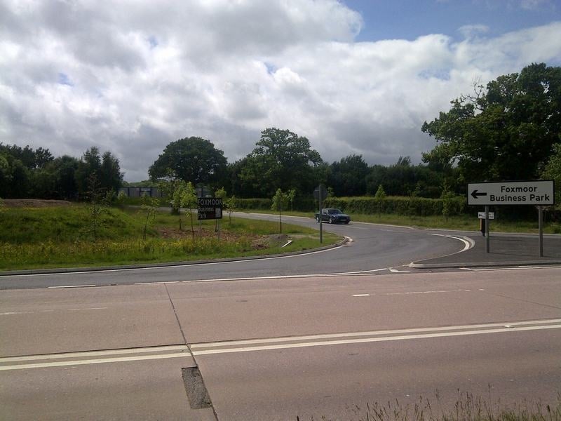 New entrance - Foxmoor Business Park