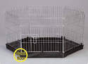 6 Sided Pet Pen With Base