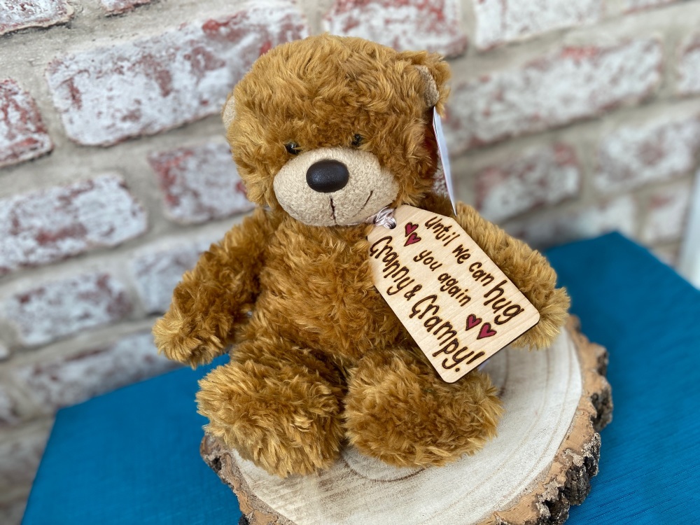Sending Hugs - Personalised 9" Teddy Bear Plush 