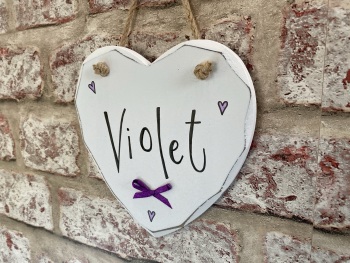 Design Your Own - Personalised Shabby Chic Heart