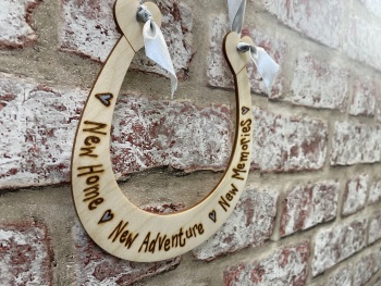 Design Your Own - Personalised Wooden Horseshoe
