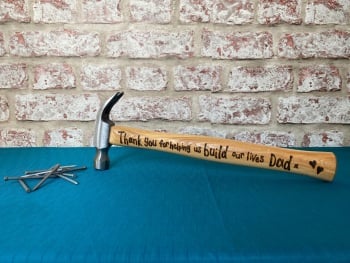Dad Wedding - Personalised Hammer