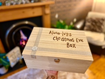 Christmas Eve Box | Personalised Wooden Box For Children / Family