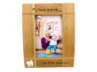 Design Your Own - Personalised Solid Oak Wood Photo Frame