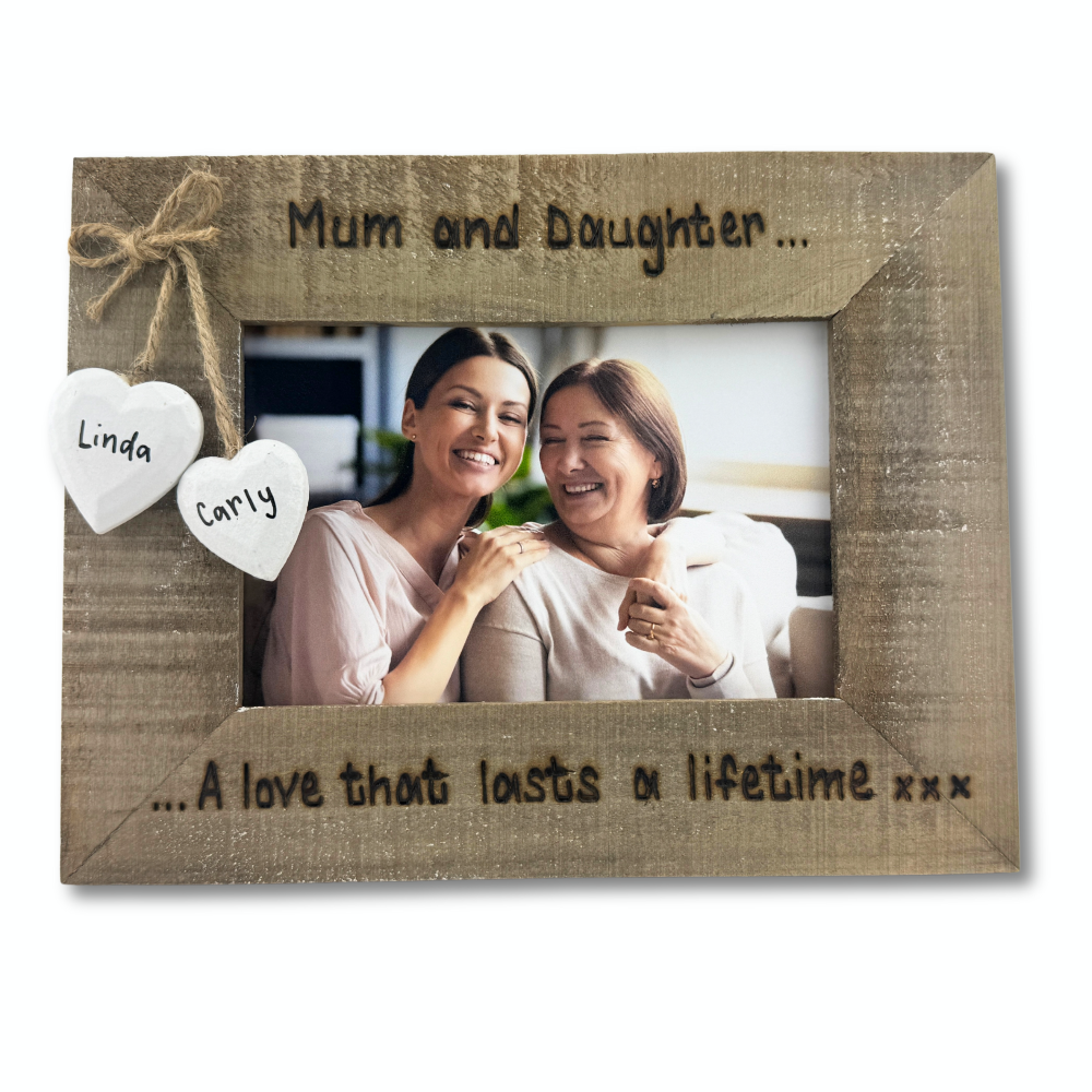 Mum And Daughter, A Love That Lasts A Lifetime  - Personalised Driftwood Ph