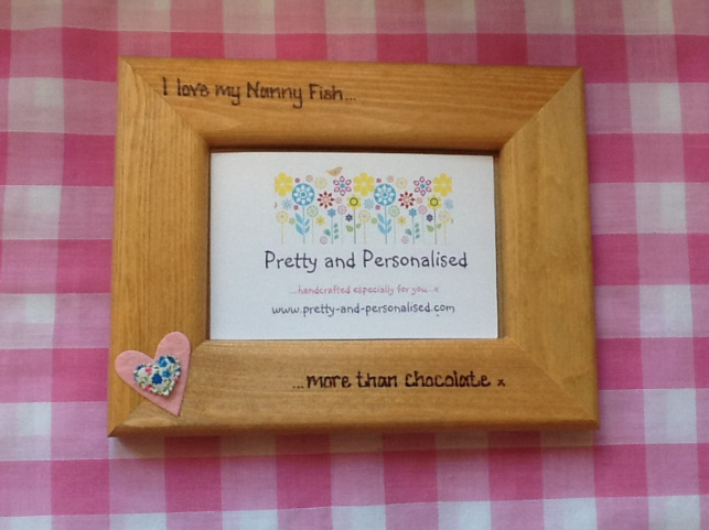 Design your own personalised photo frame