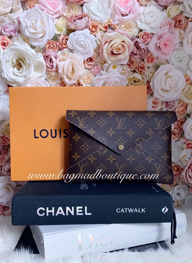 Louis Vuitton Large Pink and Monogram Kirigami Pouch