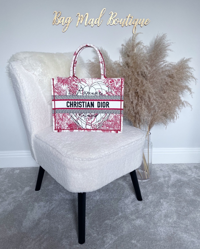 Christian Dior D-Royaume d’Amour Small Book Tote