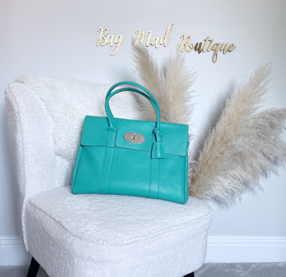 Mulberry LGHW Turquoise Bayswater