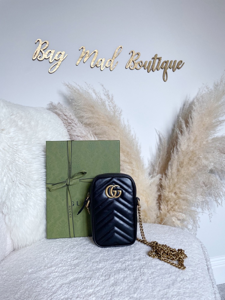 Gucci Black Marmont Mini Bag