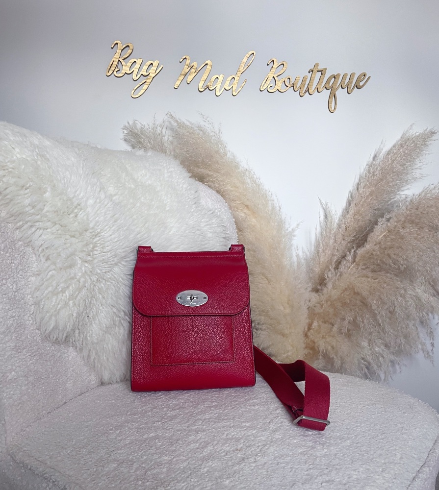 Mulberry Scarlet Red Small Antony