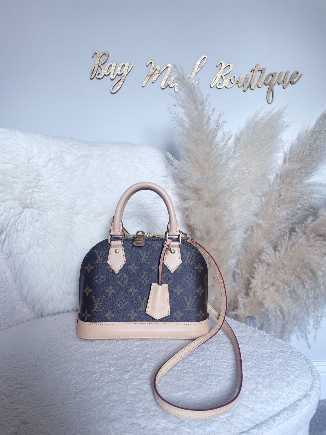 LOUIS VUITTON Monogram Alma BB 1244409