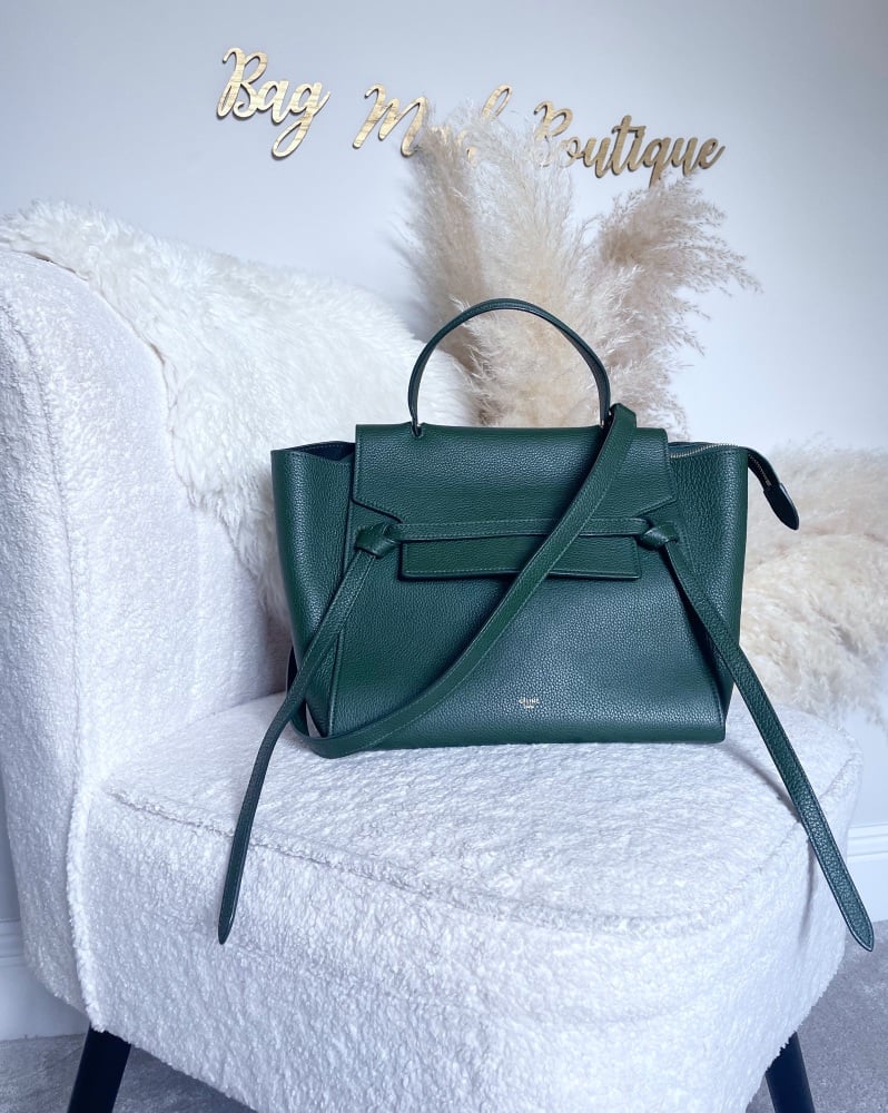 Celine Green Mini Belt Bag