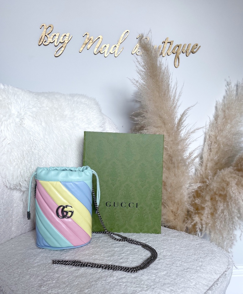 New Gucci Limited Edition Pastel Marmont Crossbody Bag