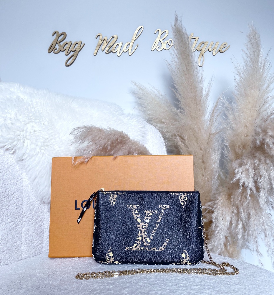 Louis Vuitton Limited Edition Wild At Heart Double Pochette
