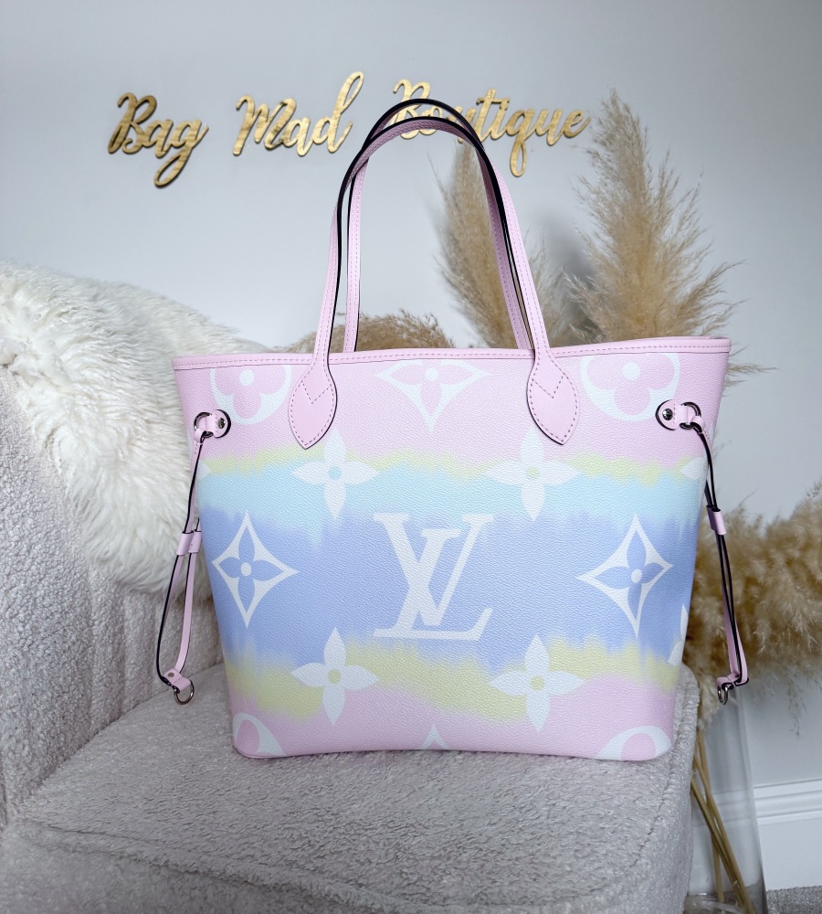 Louis Vuitton Limited Edition Pink Escale Neverfull MM