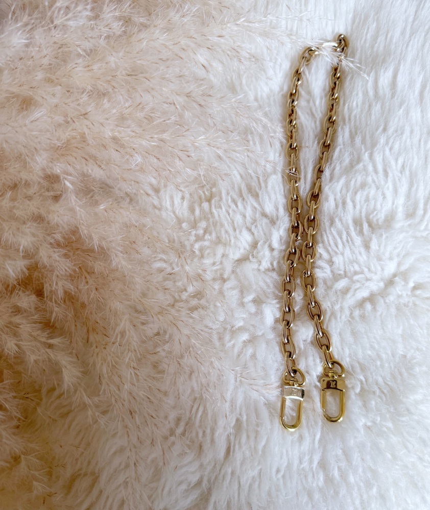Louis Vuitton Gold Mini Bumbag Chain