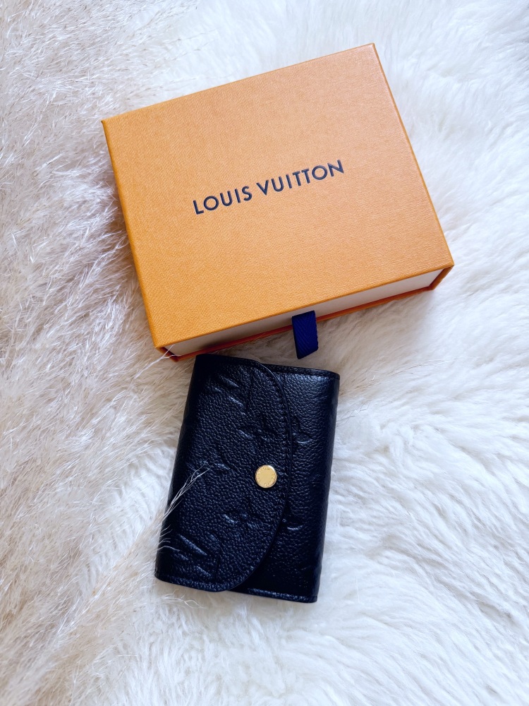 Louis Vuitton Noir Empreinte Rosalie Wallet