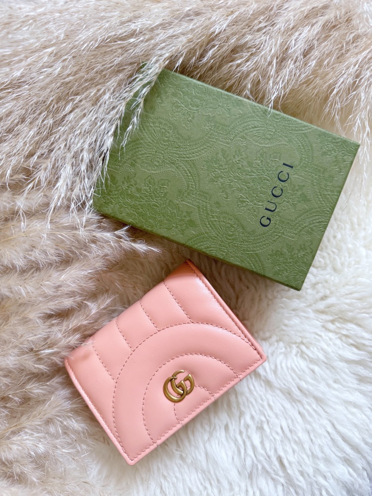 Gucci Limted Edition Peach Marmont Compact Wallet