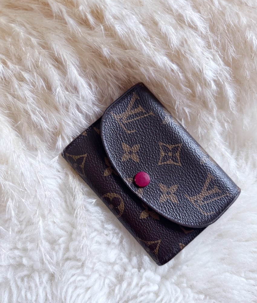 Louis Vuitton monogram Fuchsia Rosalie Wallet