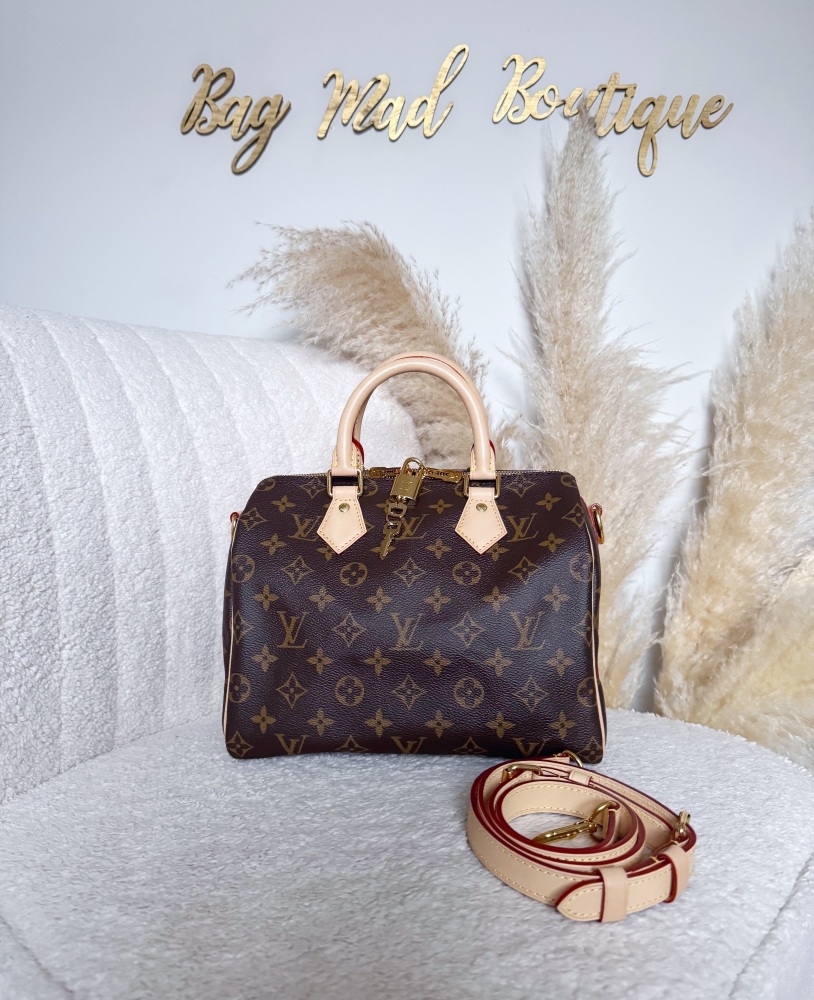Louis Vuitton Monogram Speedy 25 Bandouliere