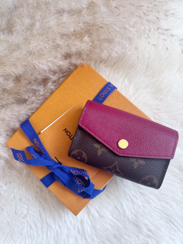 Louis Vuitton Monogram Fuchsia Multicartes