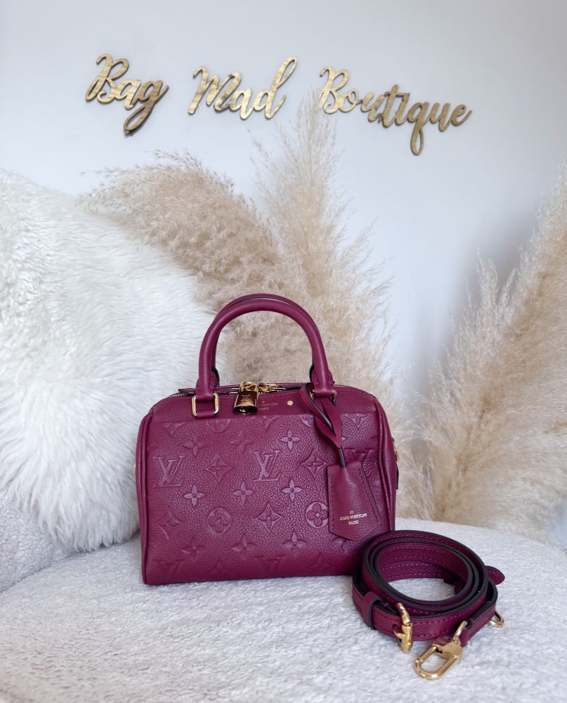 Louis Vuitton Raisin Empreinte Speedy 20 Bandouliere
