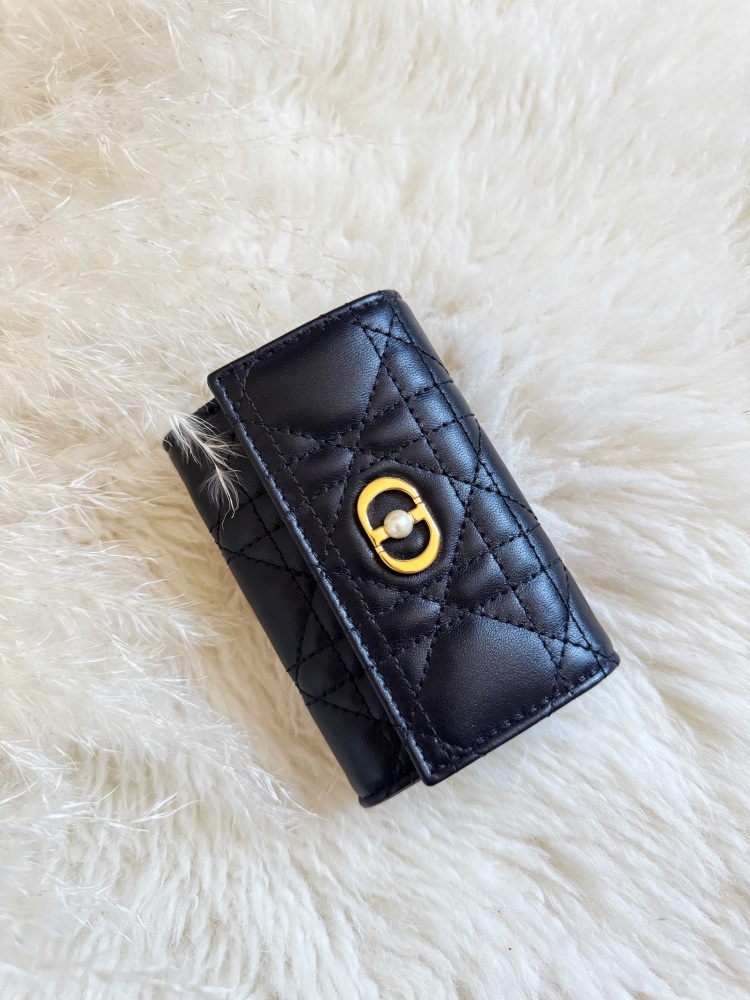 Christian Dior Black Dior Jolie Glycine Wallet