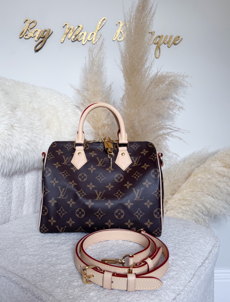Louis Vuitton Monogram Speedy 25 Bandouliere