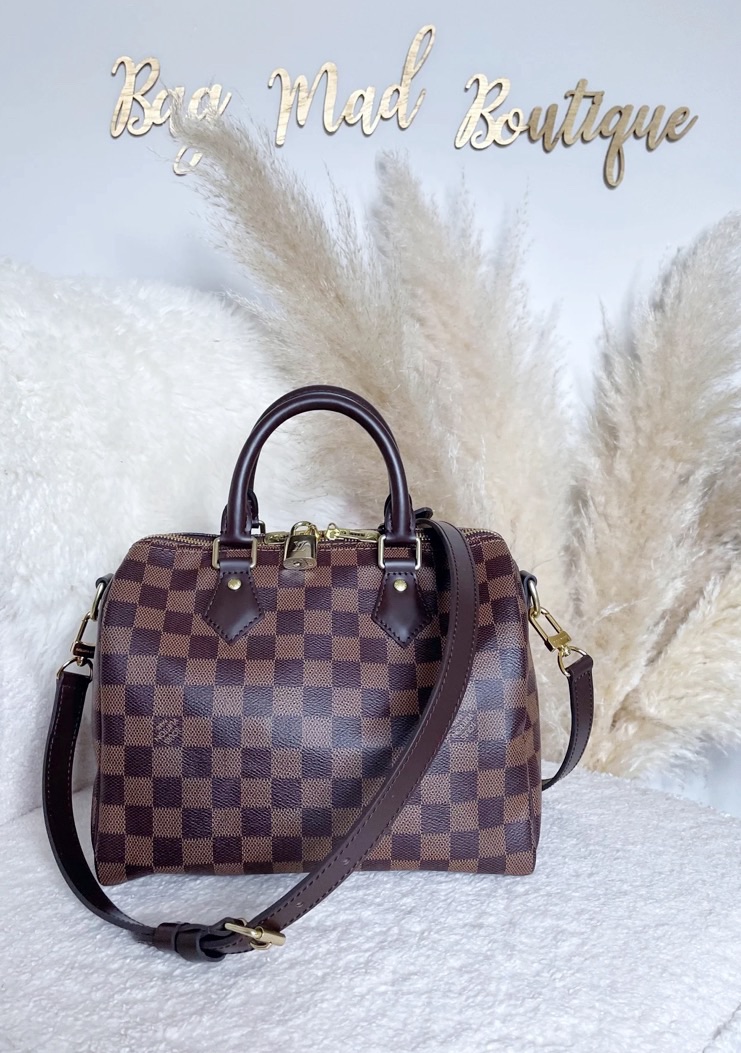 Louis Vuitton Damier Ebene Speedy 25 Bandouliere
