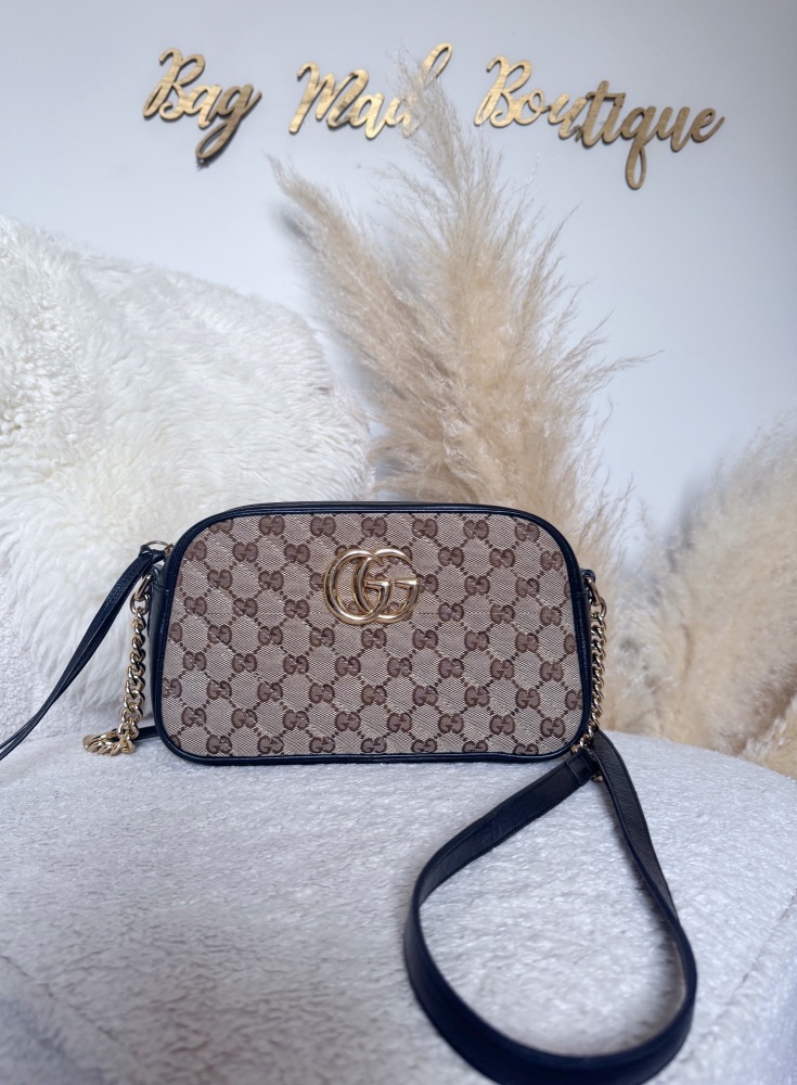 Gucci GG Canvas Marmont Small Camera Bag
