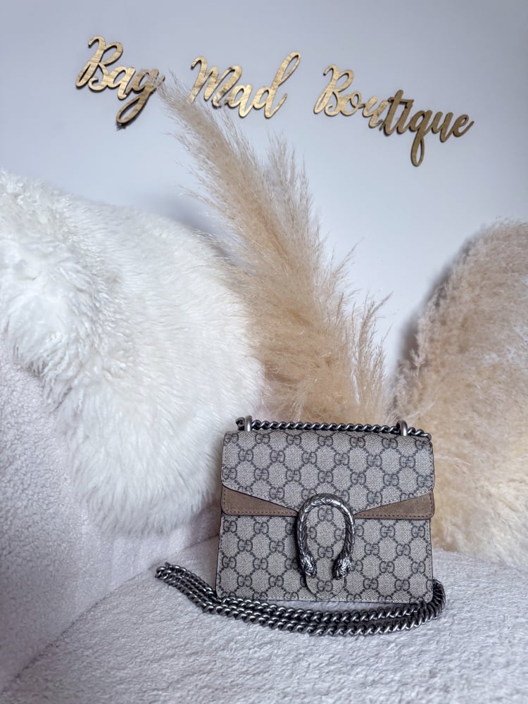 Gucci Mini Supreme Canvas Dionysus