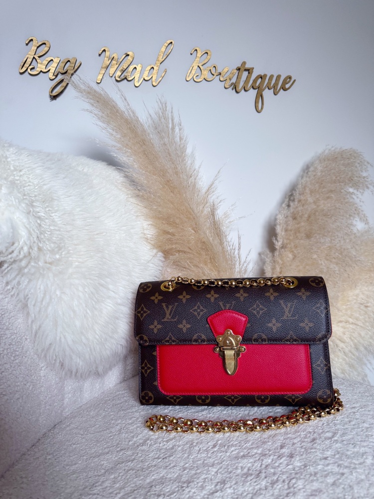 Louis Vuitton Monogram/ Red Victoire