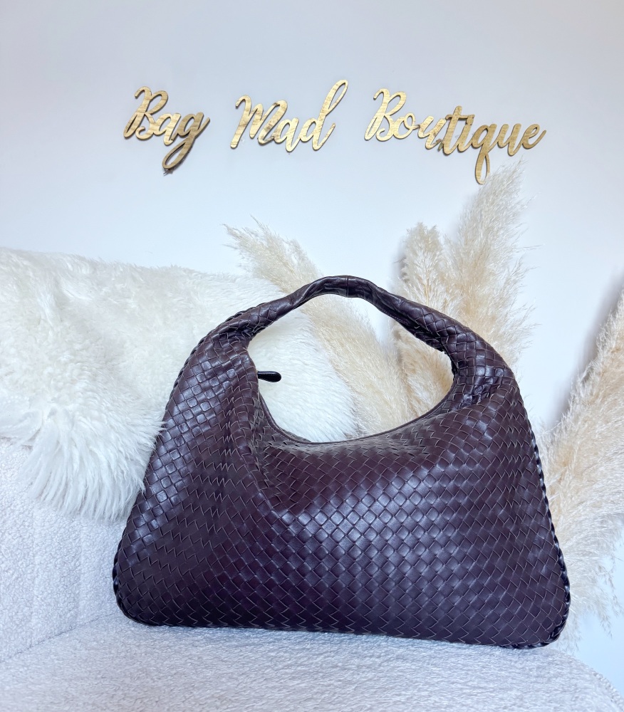Bottega Venetia Large Espresso Hobo Bag