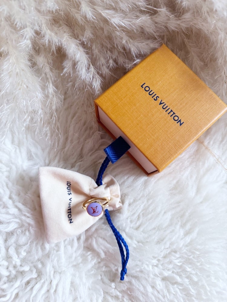 Louis Vuitton Purple Confetti Ring (M)