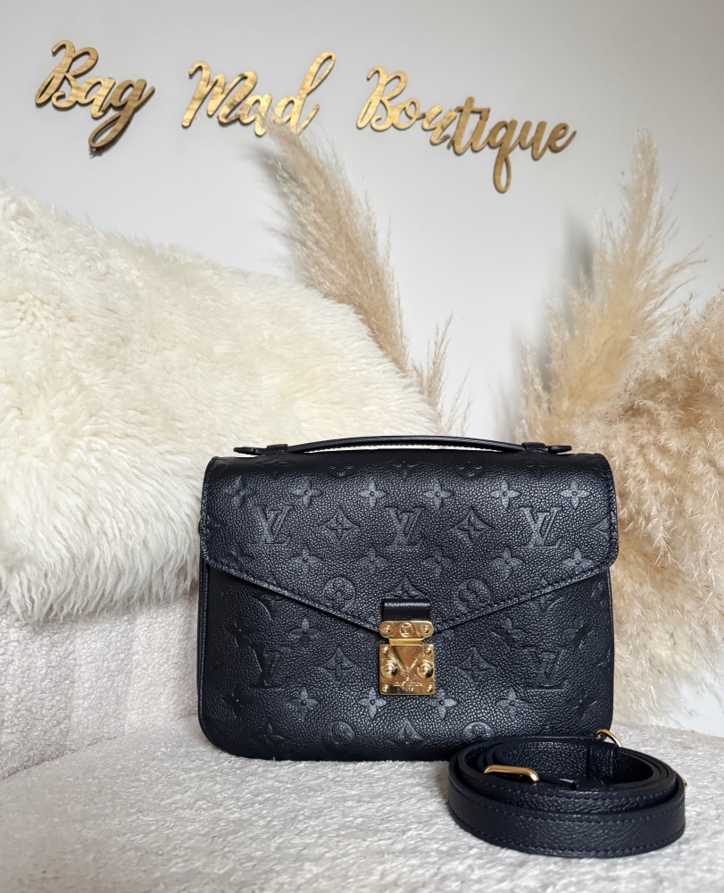 Louis Vuitton Noir Empreinte Pochette Metis