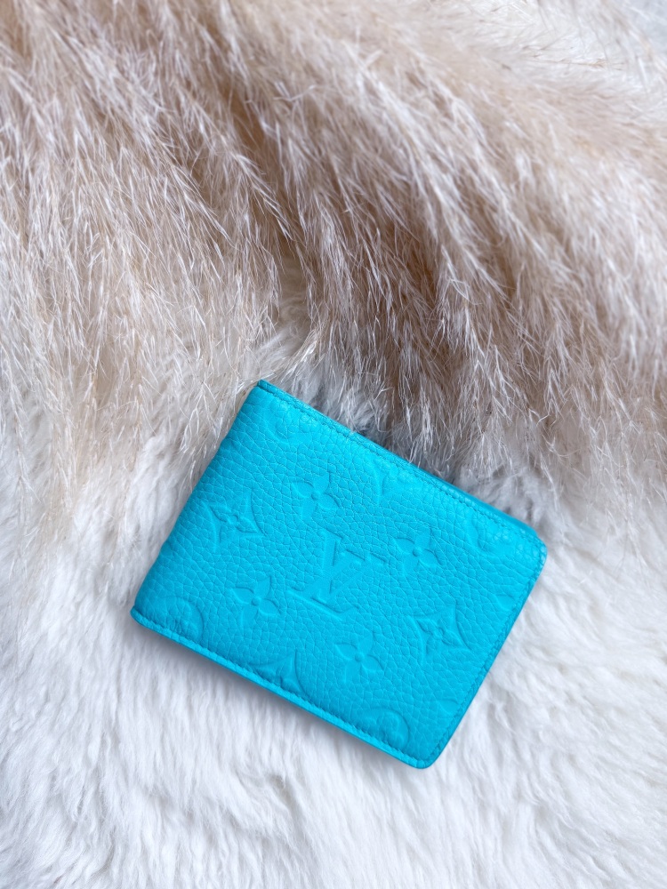 Louis Vuitton Turquoise Empreinte Men&rsquo;s Wallet