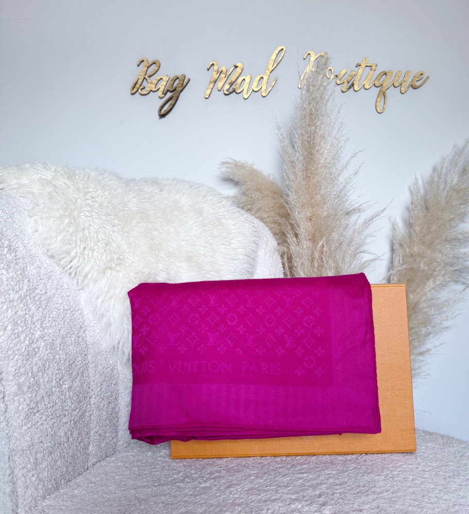 Louis Vuitton Dark Pink Evermore Shawl
