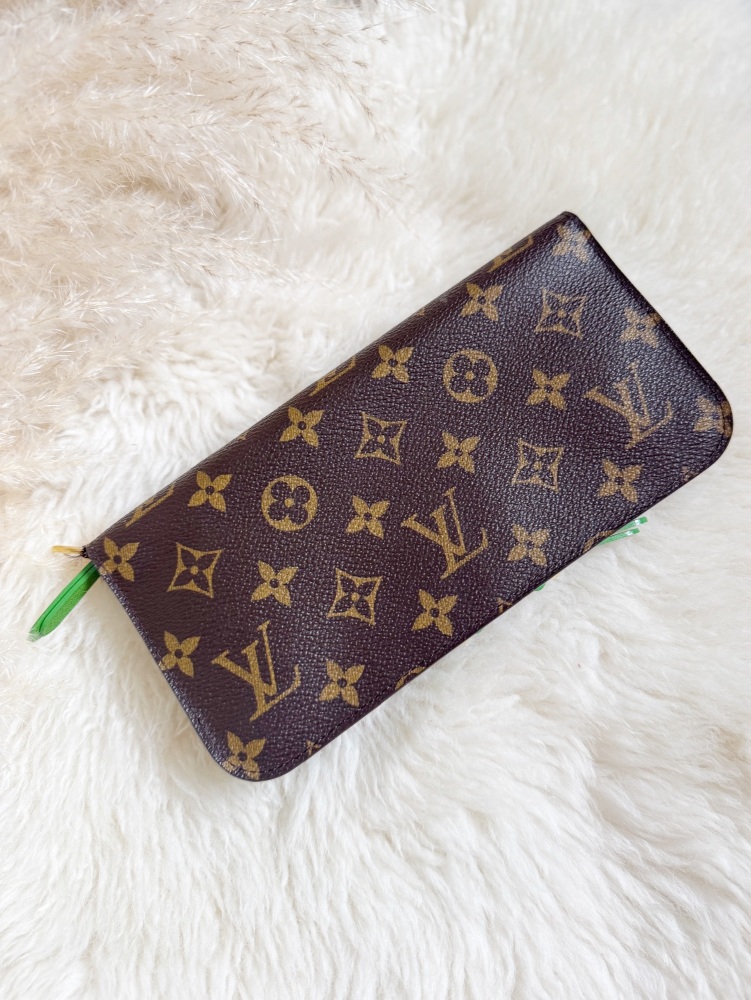 Louis Vuitton Monogram/ Green Insolite Wallet