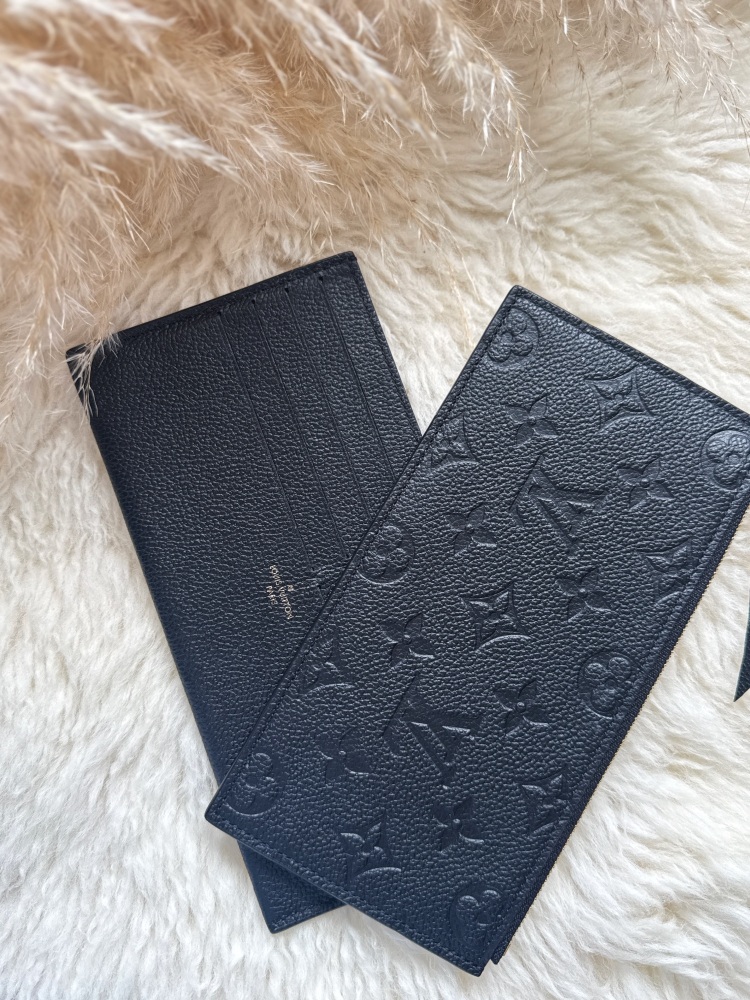 Louis Vuitton Noir Empreinte Felicie inserts