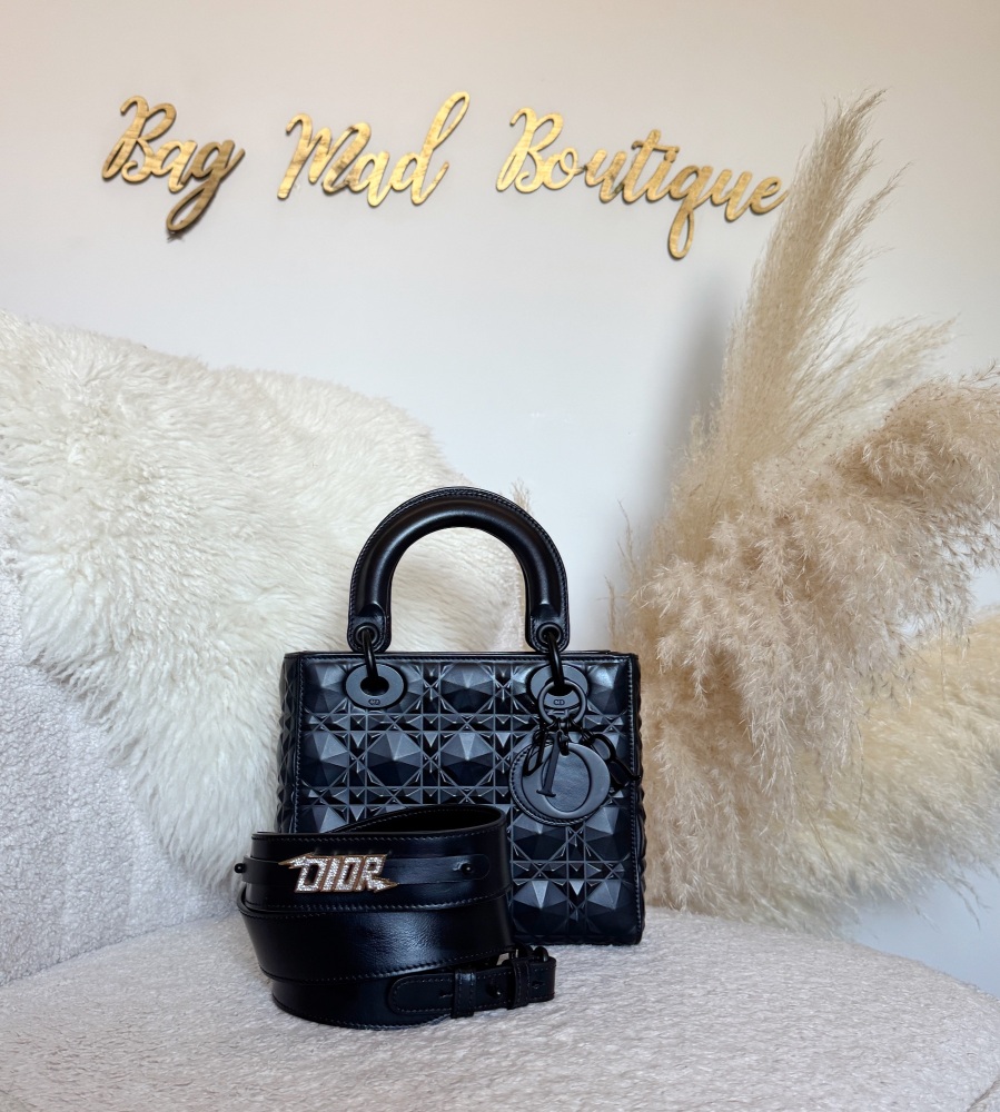 Christian Dior Ultra Black Small Lady Dior