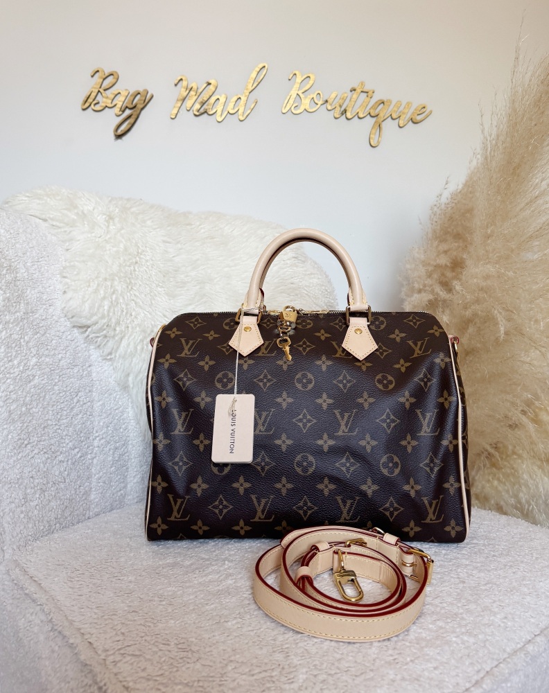 Louis Vuitton Monogram Speedy 30 Bandouliere