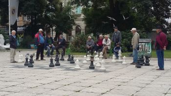 Sarajevo chess players