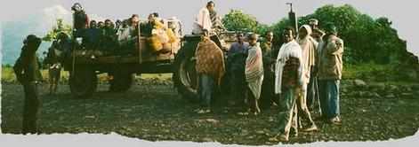 On the road in Ethiopia