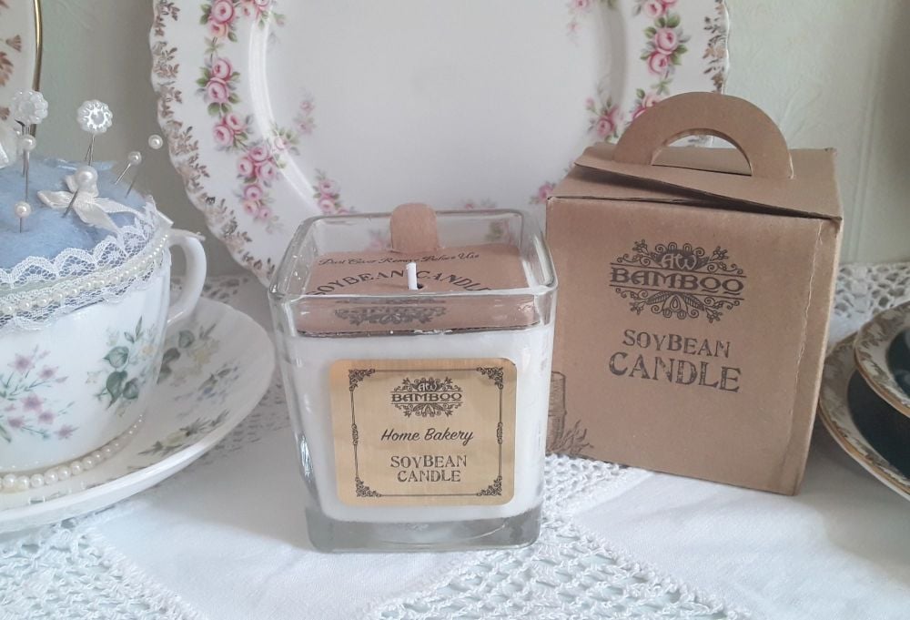 Eco-Friendly Soy Wax Jar Candle - Home Bakery