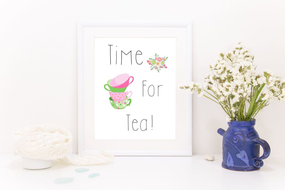  Time for Tea Art Print 
